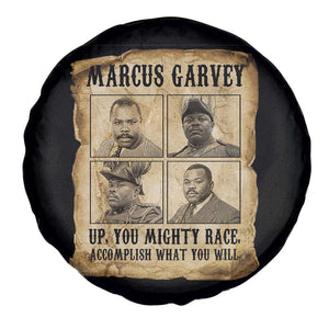 Vintage Marcus Garvey Spare Tire Cover Up You Mighty Race Quote TS12 Print Your Wear