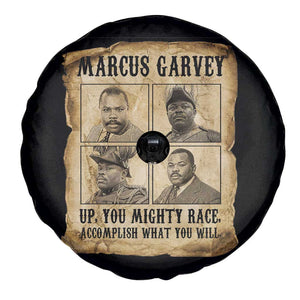Vintage Marcus Garvey Spare Tire Cover Up You Mighty Race Quote TS12 Print Your Wear