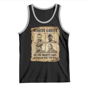 Vintage Marcus Garvey Tank Top Up You Mighty Race Quote TS12 Black Athletic Heather Print Your Wear