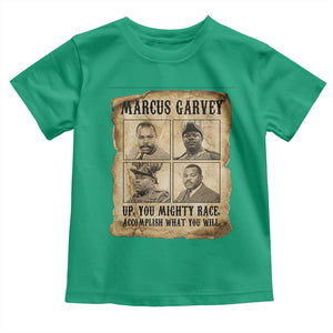 Vintage Marcus Garvey Toddler T Shirt Up You Mighty Race Quote TS12 Irish Green Print Your Wear