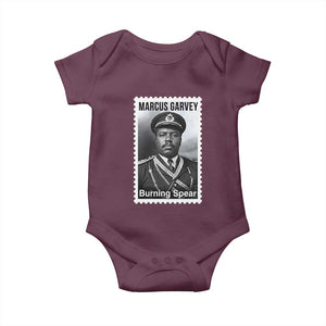 Marcus Garvey Baby Onesie Jamaican National Hero Legacy Gift TS12 Maroon Print Your Wear