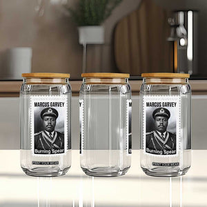 Marcus Garvey Glass Can Jamaican National Hero Legacy Gift TS12 Print Your Wear