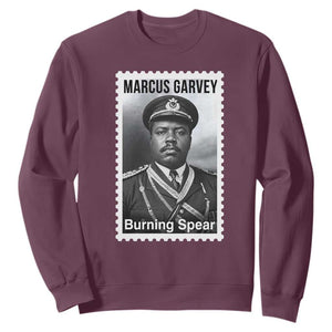 Marcus Garvey Sweatshirt Jamaican National Hero Legacy Gift TS12 Maroon Print Your Wear