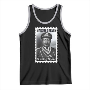 Marcus Garvey Tank Top Jamaican National Hero Legacy Gift TS12 Black Athletic Heather Print Your Wear