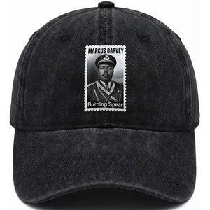 Marcus Garvey Washed Cotton Baseball Cap Jamaican National Hero Legacy Gift TS12 Print Your Wear