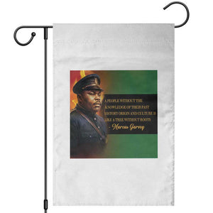 Marcus Garvey Pan African Flag Garden Flag A People Without Knowledge Of Their Past Quote TS12 White Print Your Wear