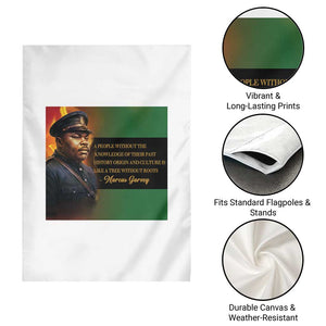 Marcus Garvey Pan African Flag Garden Flag A People Without Knowledge Of Their Past Quote TS12 Print Your Wear