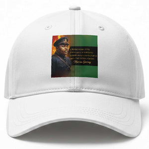 Marcus Garvey Pan African Flag Baseball Cap A People Without Knowledge Of Their Past Quote TS12 Print Your Wear