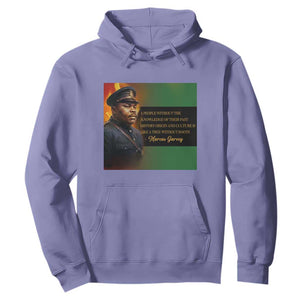 Marcus Garvey Pan African Flag Hoodie A People Without Knowledge Of Their Past Quote TS12 Violet Print Your Wear