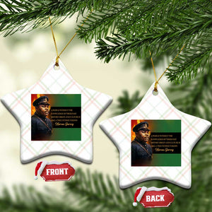 Marcus Garvey Pan African Flag Ceramic Ornament A People Without Knowledge Of Their Past Quote TS12 Print Your Wear