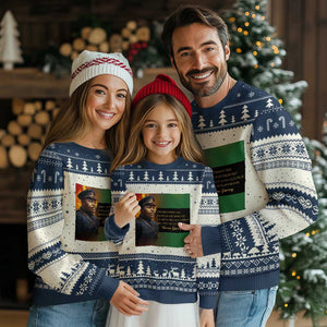 Marcus Garvey Pan African Flag Ugly Christmas Sweater A People Without Knowledge Of Their Past Quote TS12 Beige Navy Print Your Wear