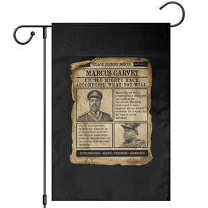 Vintage Newspaper Marcus Garvey Garden Flag Up You Mighty Race Quote TS12 Black Print Your Wear