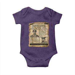 Vintage Newspaper Marcus Garvey Baby Onesie Up You Mighty Race Quote TS12 Purple Print Your Wear