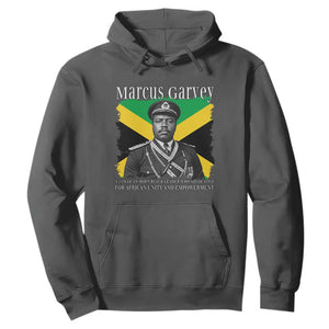 Marcus Garvey Jamaican National Hero Hoodie Pan Africanism History Gift TS12 Dark Heather Print Your Wear
