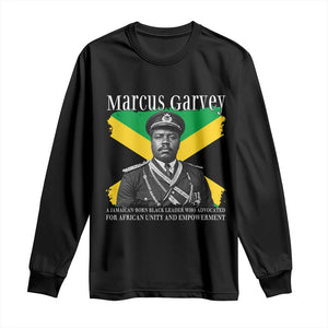 Marcus Garvey Jamaican National Hero Long Sleeve Shirt Pan Africanism History Gift TS12 Black Print Your Wear