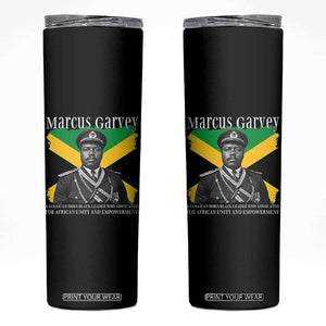 Marcus Garvey Jamaican National Hero Skinny Tumbler Pan Africanism History Gift TS12 Black Print Your Wear