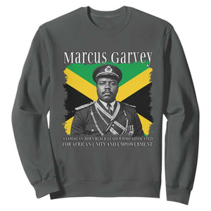 Marcus Garvey Jamaican National Hero Sweatshirt Pan Africanism History Gift TS12 Dark Heather Print Your Wear