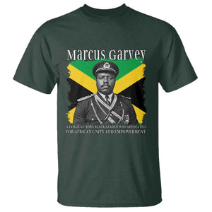 Marcus Garvey Jamaican National Hero T Shirt Pan Africanism History Gift TS12 Dark Forest Green Print Your Wear