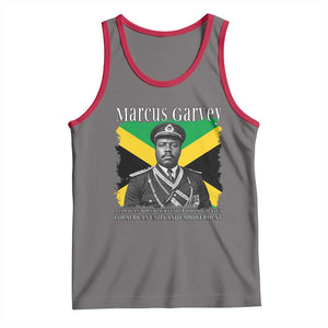 Marcus Garvey Jamaican National Hero Tank Top Pan Africanism History Gift TS12 Deep Heather Red Print Your Wear