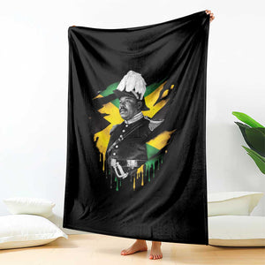 Marcus Garvey Jamaican National Hero Throw Blanket African American Heritage TS12 Print Your Wear