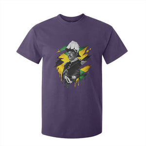 Marcus Garvey Jamaican National Hero T Shirt For Kid African American Heritage TS12 Purple Print Your Wear