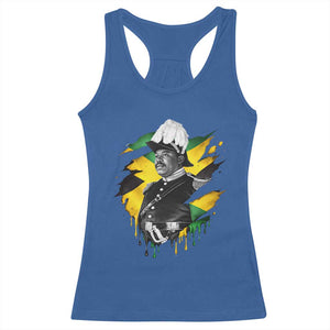 Marcus Garvey Jamaican National Hero Racerback Tank Top African American Heritage TS12 Royal Blue Print Your Wear