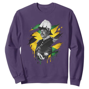 Marcus Garvey Jamaican National Hero Sweatshirt African American Heritage TS12 Purple Print Your Wear