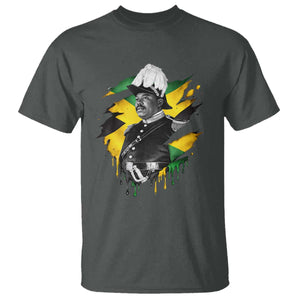 Marcus Garvey Jamaican National Hero T Shirt African American Heritage TS12 Dark Heather Print Your Wear
