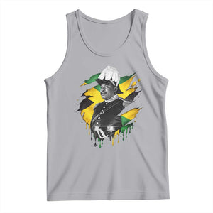 Marcus Garvey Jamaican National Hero Tank Top African American Heritage TS12 Athletic Heather Print Your Wear