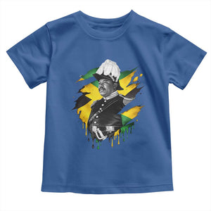 Marcus Garvey Jamaican National Hero Toddler T Shirt African American Heritage TS12 Royal Blue Print Your Wear
