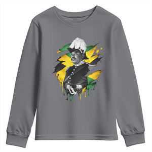 Marcus Garvey Jamaican National Hero Youth Sweatshirt African American Heritage TS12 Charcoal Print Your Wear