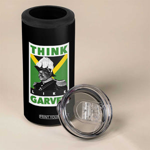 Pan Africanism Think Like Garvey 4 in 1 Can Cooler Tumbler Marcus Garvey Jamaica Flag TS12 Print Your Wear