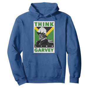 Pan Africanism Think Like Garvey Hoodie Marcus Garvey Jamaica Flag TS12 Royal Blue Print Your Wear