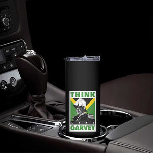 Pan Africanism Think Like Garvey Skinny Tumbler Marcus Garvey Jamaica Flag TS12 Print Your Wear