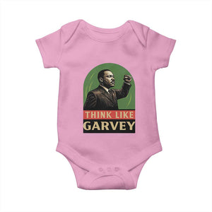 Think Like Garvey Baby Onesie Civil Rights Leader Gift TS12 Light Pink Print Your Wear