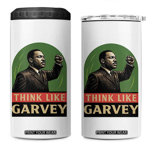 Think Like Garvey 4 in 1 Can Cooler Tumbler Civil Rights Leader Gift TS12 One Size: 16 oz White Print Your Wear
