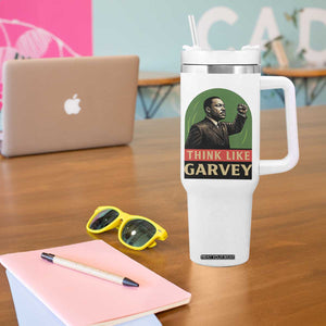 Think Like Garvey Tumbler With Handle Civil Rights Leader Gift TS12 Print Your Wear