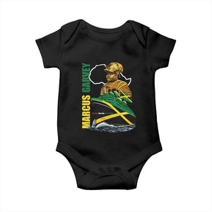 Marcus Garvey Jamaica Pride Baby Onesie One God One Aim One Destiny TS12 Black Print Your Wear