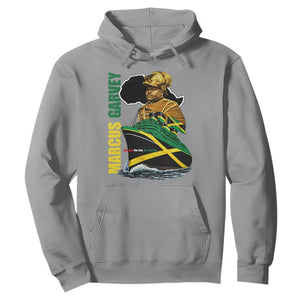 Marcus Garvey Jamaica Pride Hoodie One God One Aim One Destiny TS12 Sport Gray Print Your Wear