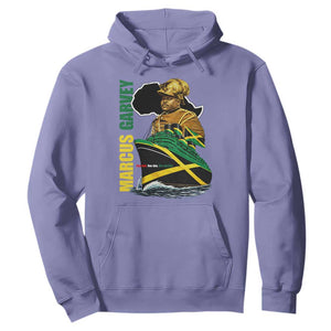 Marcus Garvey Jamaica Pride Hoodie One God One Aim One Destiny TS12 Violet Print Your Wear