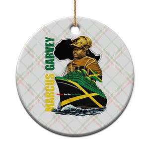 Marcus Garvey Jamaica Pride Ceramic Ornament One God One Aim One Destiny TS12 1pc Christmas Plaid Print Your Wear