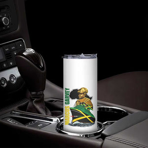 Marcus Garvey Jamaica Pride Skinny Tumbler One God One Aim One Destiny TS12 Print Your Wear