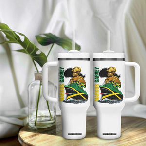 Marcus Garvey Jamaica Pride Tumbler With Handle One God One Aim One Destiny TS12 Print Your Wear