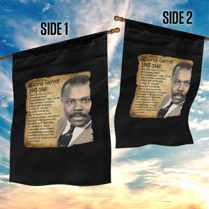 Marcus Garvey Garden Flag Strong Black History Leader TS12 Print Your Wear