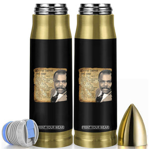 Marcus Garvey Bullet Tumbler Strong Black History Leader TS12 Black Print Your Wear