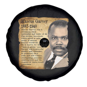 Marcus Garvey Spare Tire Cover Strong Black History Leader TS12 Print Your Wear