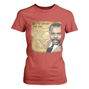 Marcus Garvey T Shirt For Women Strong Black History Leader TS12 Red Print Your Wear