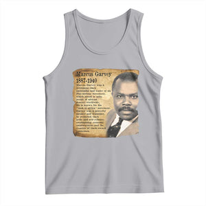 Marcus Garvey Tank Top Strong Black History Leader TS12 Athletic Heather Print Your Wear