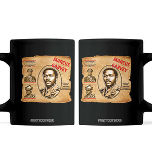 Marcus Garvey Coffee Mug First National Hero Of Jamaica Legacy TS12 Black Print Your Wear