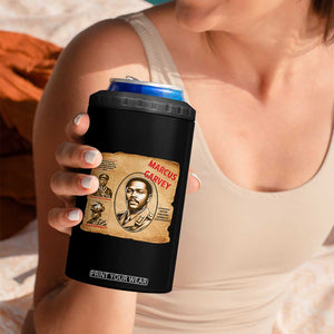 Marcus Garvey 4 in 1 Can Cooler Tumbler First National Hero Of Jamaica Legacy TS12 Print Your Wear